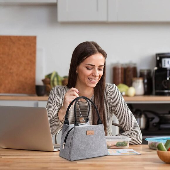 Brand New Insulated Grey Bag Medium - Picture 7 of 8